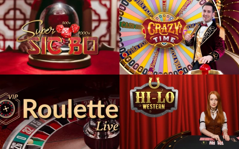 Play online games with live dealers and get your wins at Glory Casino.